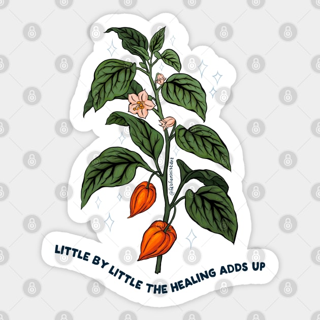 Little By Little The Healing Adds Up Sticker by FabulouslyFeminist